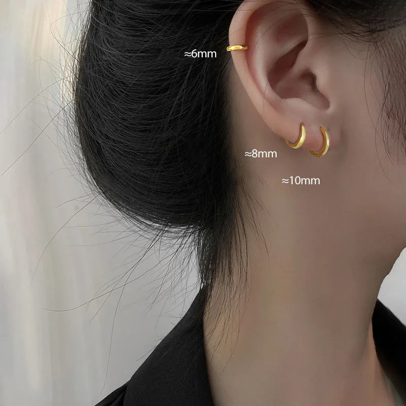 Hoop Earrings for Women Gold Silver