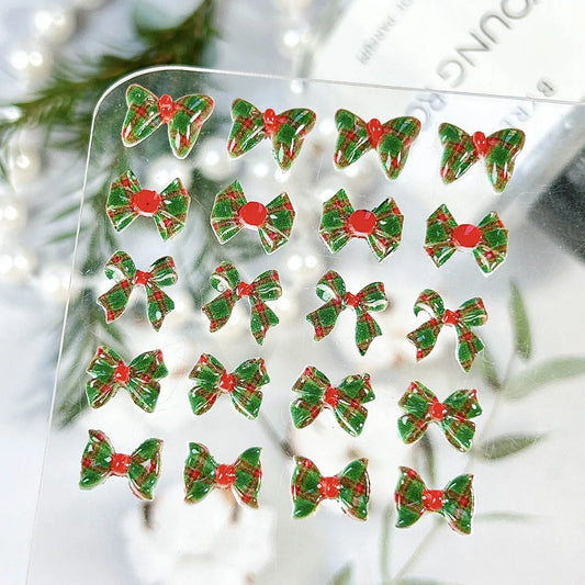 3D Christmas Nail Art Decoration Bow