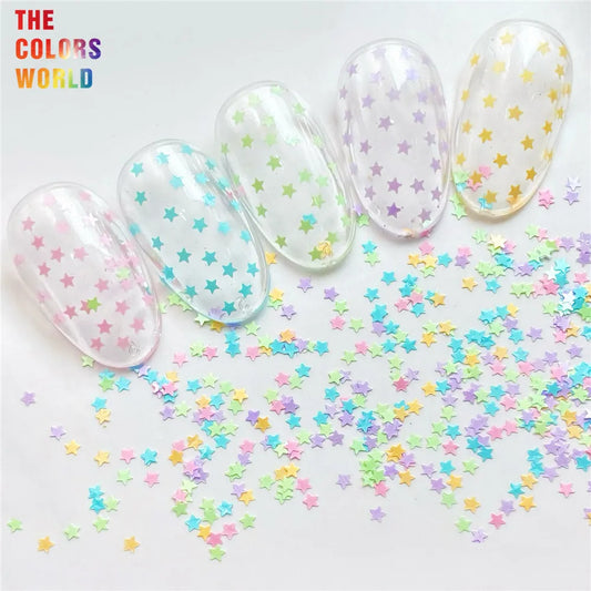 Star Glitter Colors For Nail Art