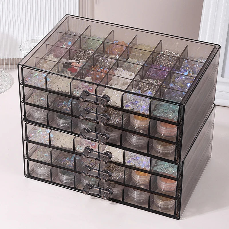 Nail Storage Box Multi-layer