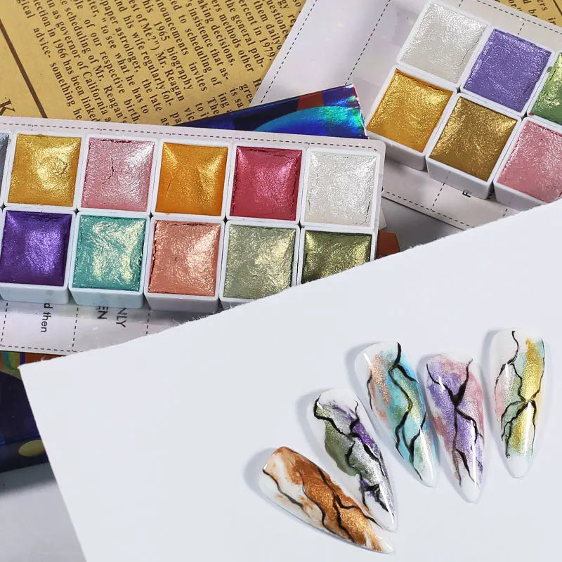 Nail Art Paints Watercolor Powder